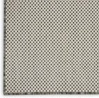 Nourison Home Courtyard Ivory Charcoal 9' x 12' Area Rug - Easy Clean, Non Shedding, Bed Room, Living Room, Dining Room, Kitchen (9' x 12')