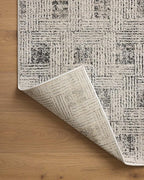 Loloi Kamala Collection KAM-01 Grey/Graphite 6'-7" x 9'-6" Area Rug