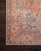 Loloi Loren Collection LQ-06 Red/Multi 2'-3" x 3'-9" Accent Rug