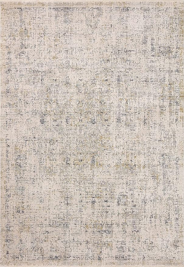 Loloi Amber Lewis Alie Collection ALE-02 Sand/Sky 5'-3'' x 7'-9'', .13'' Pile Height, Area Rug