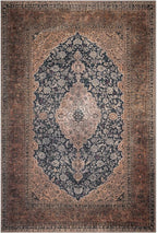 Keen Home Design 3x5 Rug - Machine Washable Entry Rug with Non-Slip Backing, Ideal for Enteryway, Kitchen, Bathroom, Laundry Room - Vintage, Easy Clean, Durable, Low Pile Rug - (3' x 5')