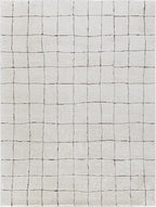 Livabliss x Our PNW Home Cascade Minimalist Area Rug, 5'3" x 7', Ivory