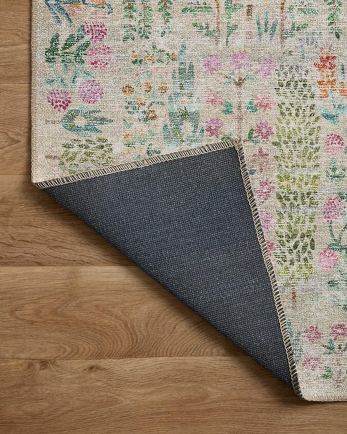 Loloi Rifle Paper Co. Maison Collection MAO-07 Khaki 2'-3" x 3'-9", .19" Pile Height, Accent Rug