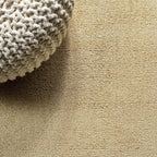 JONATHAN Y Haze Solid Low-Pile Mustard Runner Rug 2x16, Coastal,Bohemian,Minimalist,Classic, Easy-Cleaning for Living Room,Bedroom,Kitchen,Pet Friendly,Non-Shedding (SEU100B-216)