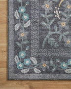 Loloi Rifle Paper Co. Maison Collection MAO-01 Nightingale Black 2'-3" x 3'-9", .19" Pile Height, Accent Rug