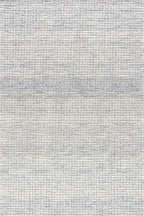 Rugs USA Melrose Light Blue/Ivory, 6' x 9', Handmade, Wool & Cotton, Soft and Cozy, High Traffic, Stain Resistant, Easy Clean, Durable Area Rug for Bedroom, Living Room, Dining Space, Den, Entryway
