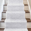 Well Woven Custom Size Hallway & Stair Runner- Harlow Pompeii Light Grey 31 Inches Wide x 95 Feet Long Runner (31" x 95') Runner Rug - Modern Chevron Pattern, Ultra-Soft, Easy-Clean