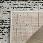 SAFAVIEH Adirondack Collection Runner Rug - 2'6" x 20', Silver & Black, Modern Ombre Design, Non Shedding & Easy to Clean, Ideal for Hallway, Foyer, Kitchen, Entryway, Bedroom (ADR113A)