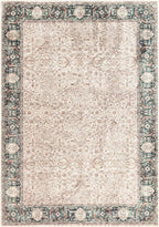 Keen Home Design 8x10 Rug - Machine Washable Area Rug with Non-Slip Backing, Ideal for Living Room, Dining Room, Bedroom - Vintage, Easy Clean, Durable, Low Pile - (8' x 10')