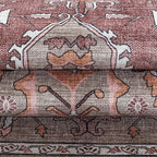Washable Area Rug. Modern Farmhouse. Vintage. Turkish. Bohemian. Distressed. Oriental. Traditional. Rugs for Living Room. Dining. Bedroom. Office. Entryway. Foyer. (857RB, 9'5" x 14')