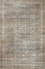 Loloi Chris Loves Julia Jules Collection JUL-09 Ink/Terracotta 8'-6'' x 11'-6'', .13" Pile Height, Area Rug