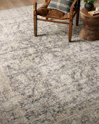Loloi Amber Lewis Alie Collection ALE-05 Charcoal/Beige 2'-7" x 7'-9", .13" Pile Height, Runner Rug