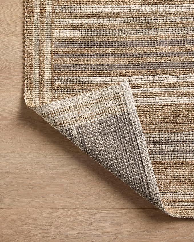 Loloi Chris Loves Julia Judy Collection JUD-03 Natural/Dove 9'-3" x 13' Area Rug