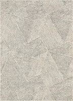 Well Woven Ezio Beige Tribal Geometric Distressed High-Lo Pile Area Rug 8x10 (7'10" x 10'6")