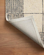 Loloi Chris Loves Julia Francis Collection FRA-02 Cream/Black 2'-6" x 7'-6" Runner Rug