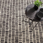 Dash and Albert Roark Wool Area Rug - 7.5 X 9.5 Charcoal Geometric Hand Tufted Accent Rug - Durable, High Traffic Areas Hallway, Living Room, Stairs - Premium Luxury Hotel Quality Soft Breathable