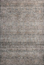 Loloi Amber Lewis Josie Collection JOS-05 Dove/Gold 7'-6" x 9'-6", .13" Pile Height, Low Profile, Machine Washable, Area Rug
