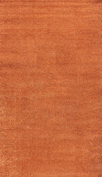 JONATHAN Y Haze Solid Low-Pile Orange Indoor Area Rug 9x12, Coastal,Bohemian,Minimalist,Classic, Easy-Cleaning for Living Room,Bedroom,Kitchen,Pet Friendly,Non-Shedding (SEU100M-9)