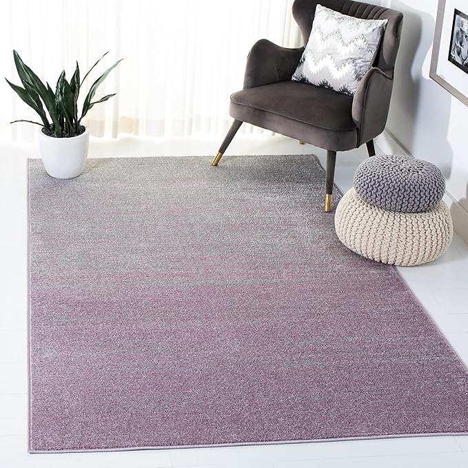SAFAVIEH Adirondack Collection Area Rug - 5'5" x 7'7", Purple & Green, Modern Ombre Design, Non Shedding & Easy to Clean, Ideal for Living Room, Bedroom, Office, Dining Space (ADR113V)