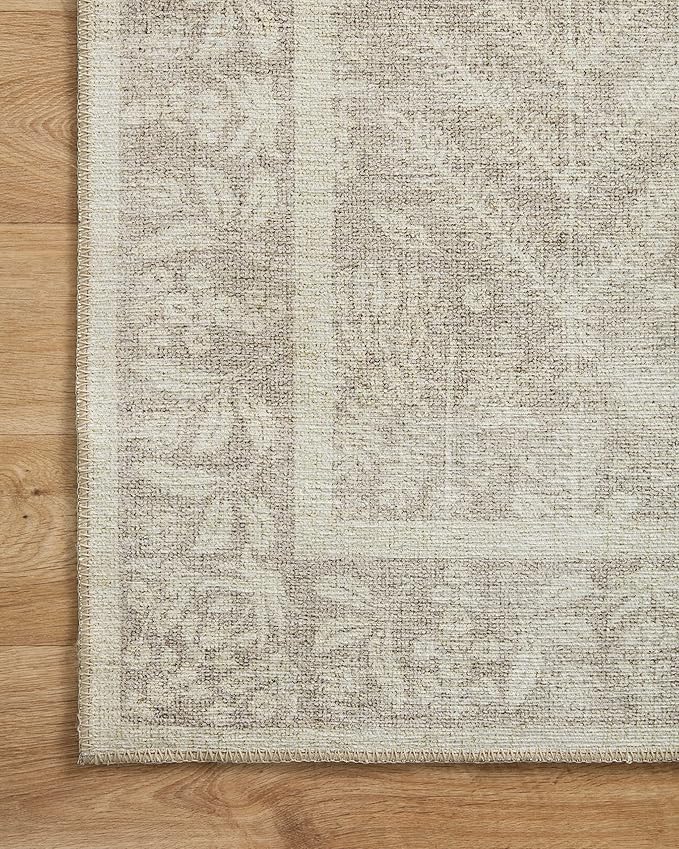 Loloi Rifle Paper Co. Maison Collection MAO-02 Bough Natural 2'-6" x 12'-0", .19" Pile Height, Runner Rug