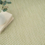 Nourison Home Courtyard Ivory Green 7' x 10' Area Rug - Easy Clean, Non Shedding, Bed Room, Living Room, Dining Room, Kitchen (7' x 10')
