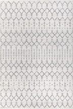JONATHAN Y Boho Vintage Diamond Cream/Gray Indoor Area Rug 9X12 ft, Moroccan Hype for Living Room, Bedroom, Kitchen, Office, Easy-Cleaning, High Traffic, Pet-Friendly, Non-Shedding (MOH101B-9)