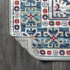 JONATHAN Y Modern Vintage Medallion Blue/Light Grey Indoor Area Rug, 3x5, Country, Floral, Easy-Cleaning for Living Room, Bedroom, Kitchen, Pet Friendly, Non-Shedding (MDP108A-3)