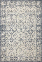 Loloi Magnolia Home by Joanna Gaines Gigi Collection GIG-02 Ivory/Blue 9'-2" x 13' Area Rug