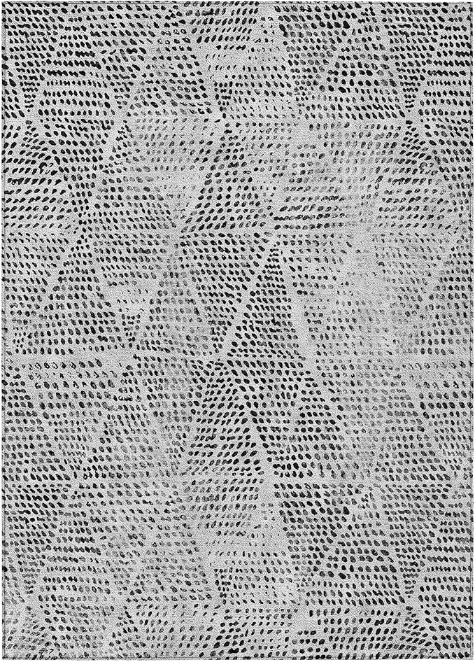 Addison Rugs Chantille ACN591 Pewter 2'6" x 3'10" Indoor Outdoor Area Rug, Easy Clean, Machine Washable, Non Shedding, Bedroom, Living Room, Dining Room, Kitchen, Patio Rug