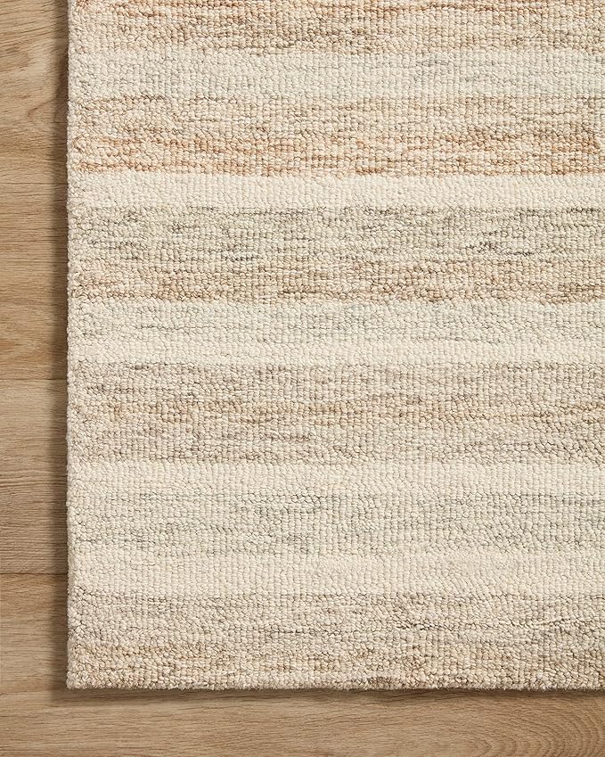 Loloi Chris Loves Julia Chris Collection CHR-03 Ivory/Clay 8'-6'' x 11'-6'', .50" Pile Height, Area Rug