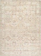 Hauteloom Nakia Living Room, Bedroom Area Rug - Traditional - Beige, Taupe, Ivory - 9'11" x 14'