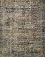 Loloi Amber Lewis Morgan Collection MOG-05 Spice/Lagoon 11'-6" x 14'-6" 38" Thick Area Rug feat. CloudPile Neutral, Room Décor, Vintage Inspired, Livingroom, Bedroom, Dining Area