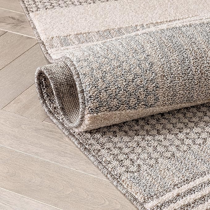 Well Woven Brer Beige Abstract Geometric Tribal Area Rug 3x5 (3'11" x 5'3")