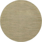 Nourison Home Nourison Essentials Green Gold 6' x Round Area Rug - Easy Clean, Non Shedding, Bed Room, Living Room, Dining Room, Kitchen (6' x Round)