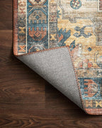 Loloi II Skye Collection SKY-07 Terracotta/Sky 2'-6" x 7'-6" Runner Rug