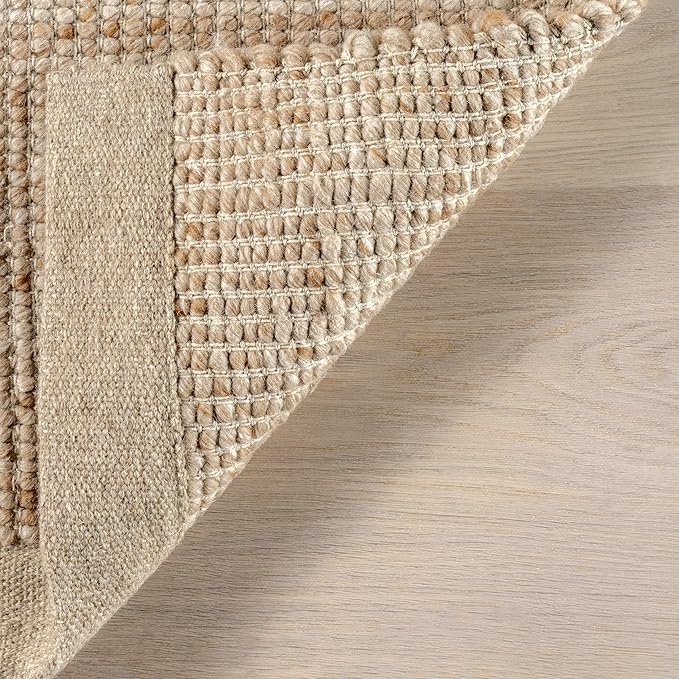 Rugs USA Palisades Marled Beige/Ivory, 6' x 9', Hand Woven, Marled, Tassel, Soft and Cozy, High Traffic, Stain Resistant, Easy Clean, Durable Area Rug for Bedroom, Living Room, Dining, Den, Foyer
