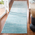 SAFAVIEH Adirondack Collection Runner Rug - 2'6" x 10', Aqua & Ivory, Modern Ombre Design, Non Shedding & Easy to Clean, Ideal for Hallway, Foyer, Kitchen, Entryway, Bedroom (ADR113J)