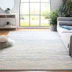 SAFAVIEH Area Rug 11x15 - Adirondack Collection - Large - Slate & Cream, Modern Ombre Design, Non Shedding & Easy to Clean, Ideal for Living Room, Bedroom, Office, Dining Space (ADR113T)
