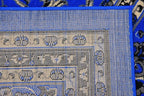 Unique Loom Sialk Hill Collection Area Rug - Washington (9' 10" x 13' 1" Rectangle Dark Blue/Black)