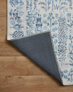 Loloi Rifle Paper Co. Maison Collection MAO-07 Blue 2'-0" x 5'-0", .19" Pile Height, Accent Rug