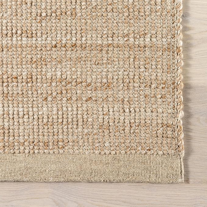 Rugs USA Palisades Marled Beige/Ivory, 9'6" x 13'6", Hand Woven, Marled, Tassel, Soft and Cozy, High Traffic, Stain Resistant, Easy Clean, Durable Area Rug for Bedroom, Living Room, Dining, Den, Foyer