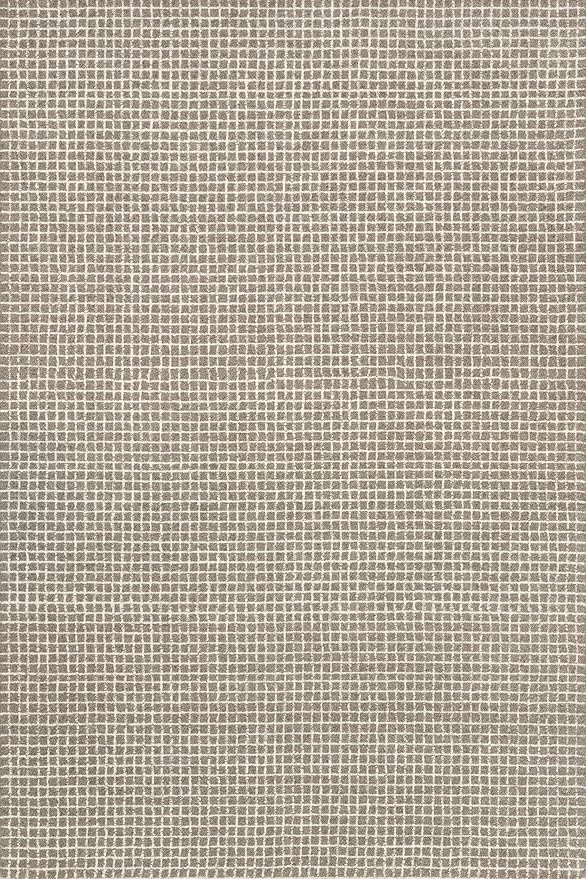 Rugs USA Melrose Grey, 7'6" x 9'6", Handmade, Wool & Cotton, Soft and Cozy, High Traffic, Stain Resistant, Easy Clean, Durable Area Rug for Bedroom, Living Room, Dining Space, Den, Entryway