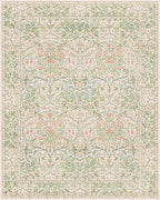 Washable 8x10 Rugs for Living Room, Light Green Oriental Rugs for Bedroom Dining Room Under Kitchen Table, Stain Resistant Non-Slip Pastel Large Washable (8x10 Beige Green)