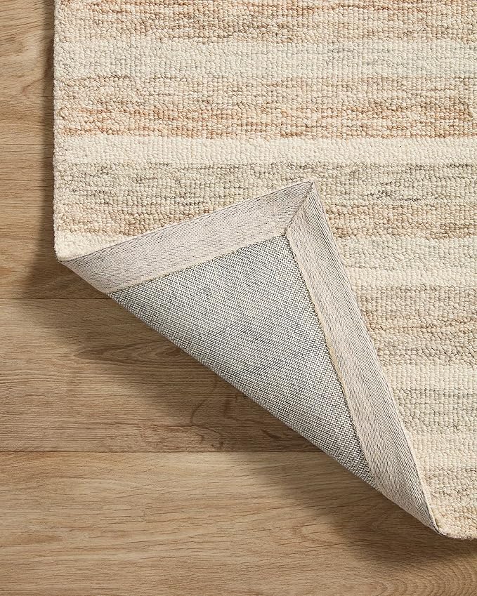 Loloi Chris Loves Julia Chris Collection CHR-03 Ivory/Clay 8'-6'' x 11'-6'', .50" Pile Height, Area Rug
