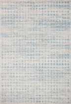 Loloi Kamala Collection KAM-04 Sky/Dove 5'-3" x 7'-9" Area Rug