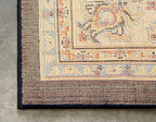 Unique Loom Sialk Hill Collection Area Rug - Washington (7' 10" x 10' Rectangle Navy Blue/Cream)