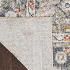 Nourison Home Astra Machine Washable Gold Grey 2'2" x 8' Area Rug - Easy Clean, Non Shedding, Bed Room, Living Room, Dining Room, Kitchen (8' Runner)
