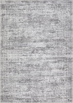 10x12 Area Rug Living Room Rugs - Washable Neutral Modern Abstract Soft Thin Rug Indoor Floor No Slip Rug Carpet for Bedroom Under Dining Table Home Office Decor - Light Gray