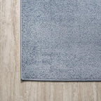 JONATHAN Y Haze Solid Low-Pile Classic Blue Indoor Area Rug 10x14, Coastal,Bohemian,Minimalist,Classic, Easy-Cleaning for Living Room,Bedroom,Kitchen,Pet Friendly,Non-Shedding (SEU100F-14)