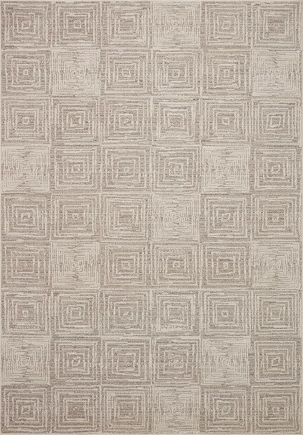 Loloi Darby Collection DAR-05 Beige/Grey 2'-7" x 12'-0" Runner Rug